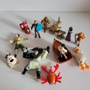Vintage 90's Lot of MINI Disney Vinyl Toys from McDonald's Plastic